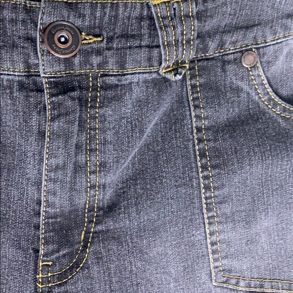 AVENUE plus Cuffed Cropped Denim Women’s Jeans 14 black - Picture 5 of 8